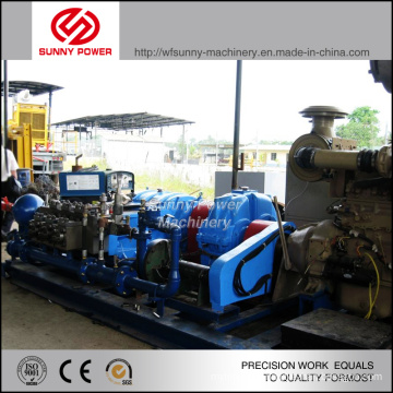 Oil Field High Pressure Triplex Plunger Pump Driven by Engine or Motor